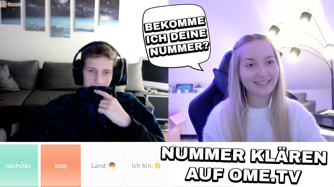 Wer KLÄRT sich schneller eine HANDYNUMMER auf OME.TV? Max vs Chrissi