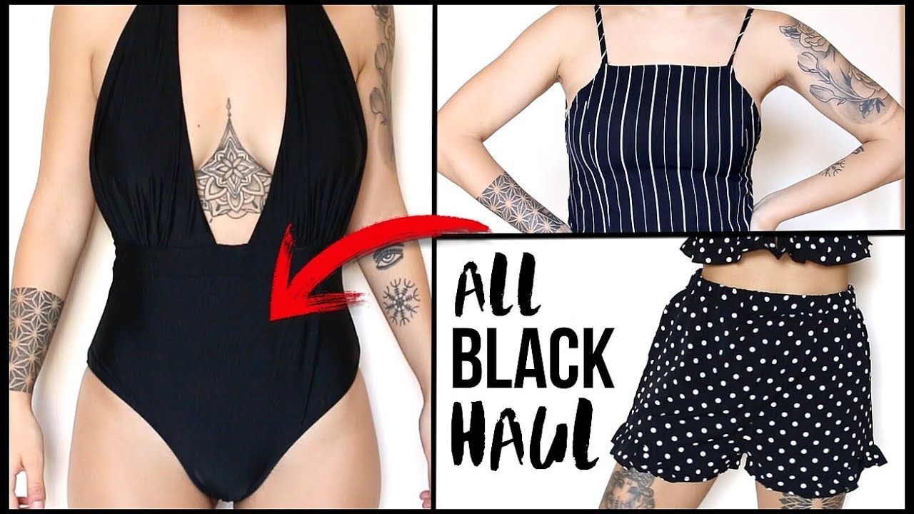 HAUL TRY-ON, toda ROPA NEGRA 🔥 | COMPRAS ONLINE