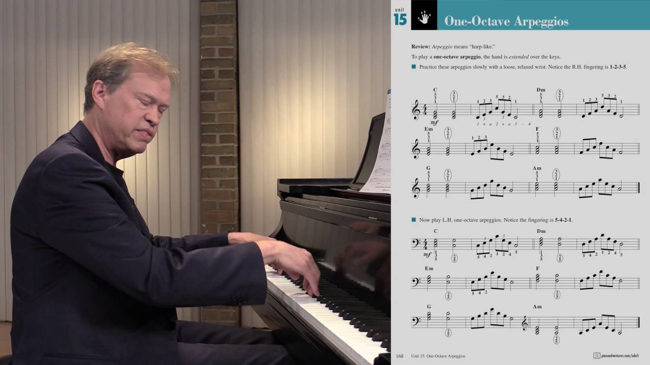 Unit 15: 3-Minute Technique (Adult Piano Adventures Book 2)