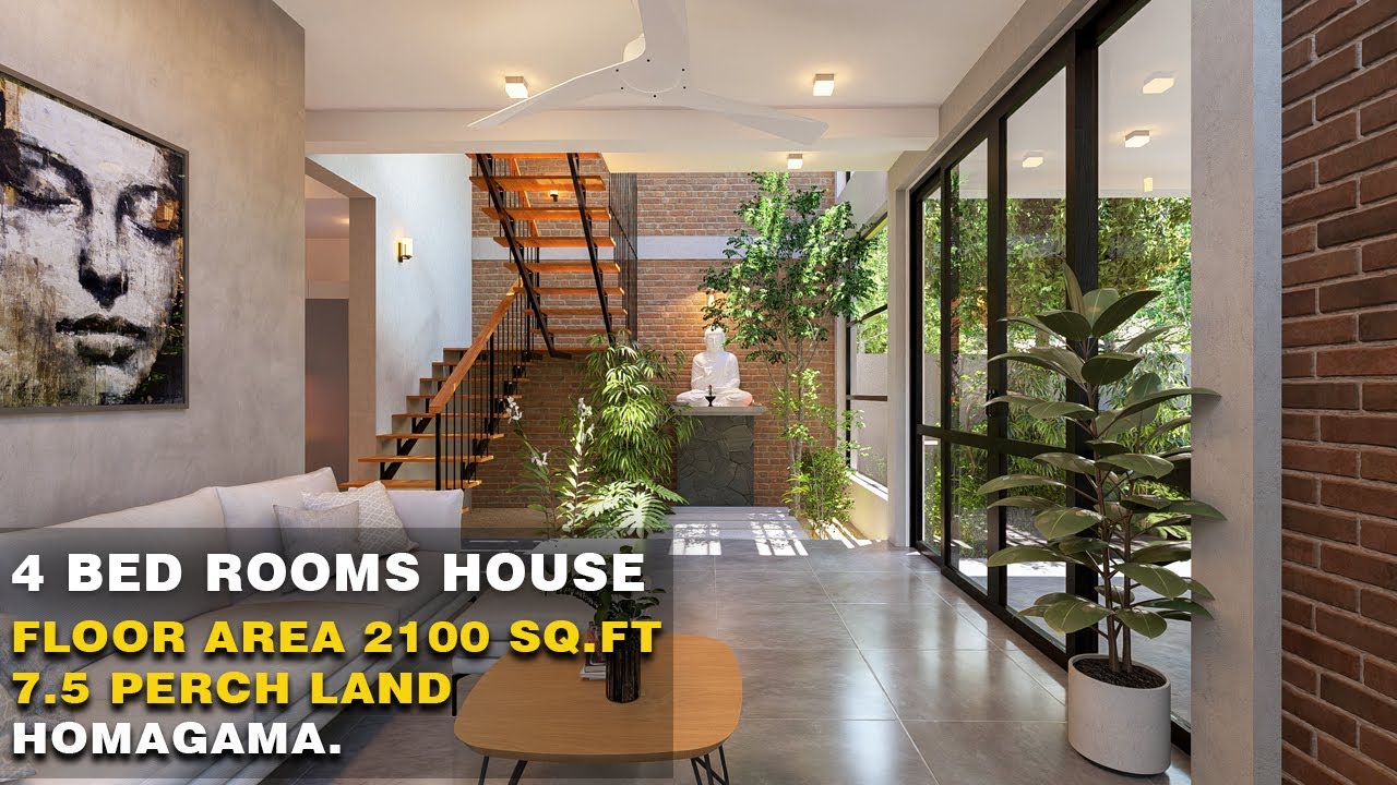 Modern Box Type House Design | 4 Bedrooms | 7.5 Perch | This House Feels Like Living in Nature.
