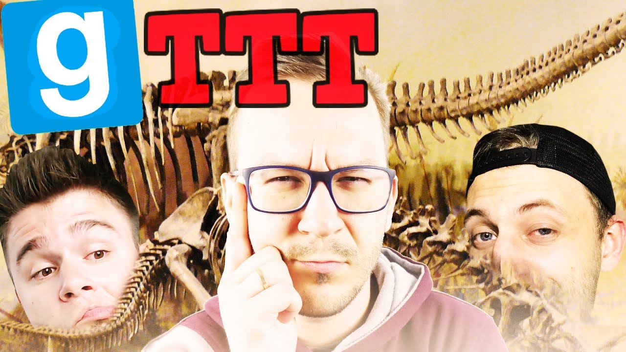 MUZEUM DINOZAURÓW! | Garry's mod (With: EKIPA) #640 - TTT [#111] #Bladii