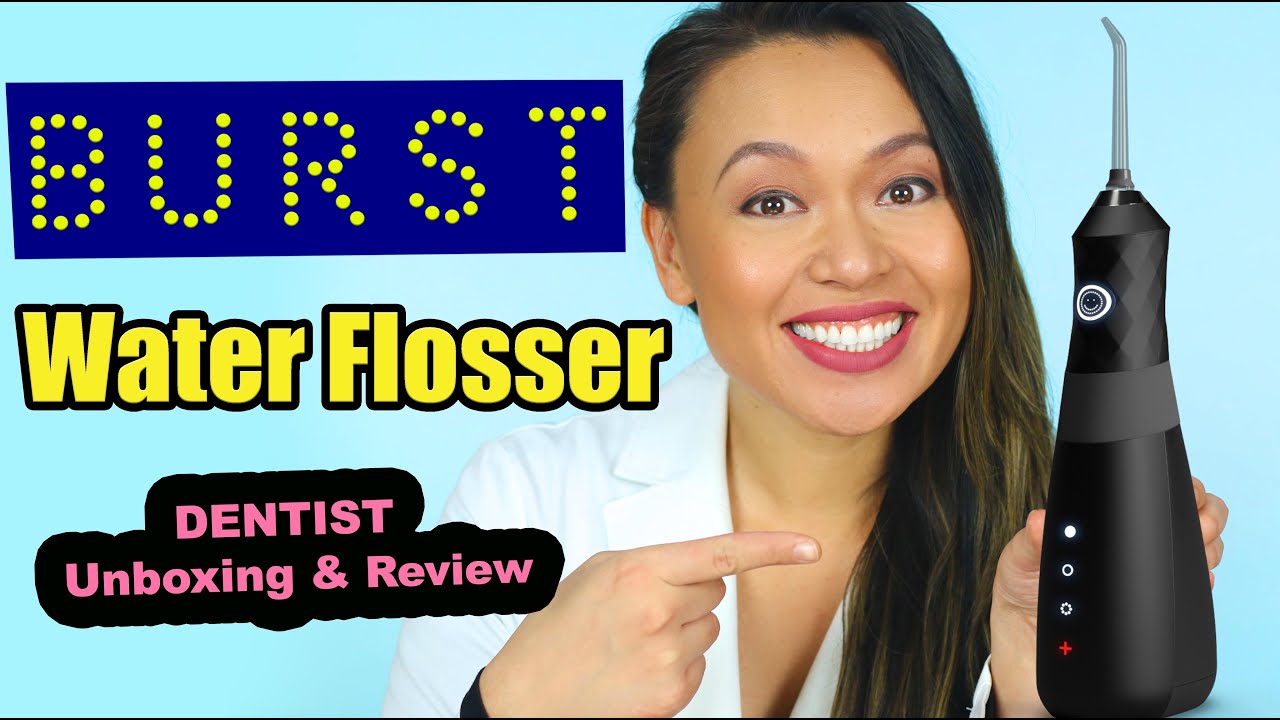 Burst Water Flosser | Dentist Review | Promo Code: QSBD4X