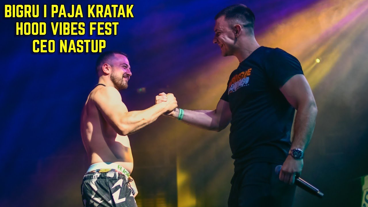 Bigru i Paja Kratak live @Hood Vibes only CEO NASTUP