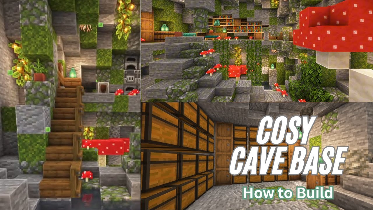 Building the Perfect Starter Cave Base in Minecraft - Tutorial