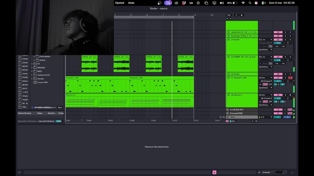 MAKING BEATS - LATE NIGHT - ON THE SOFA  - ABLETON - UNDERGROUND