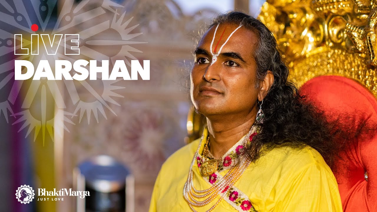 Beginning of Darshan with Paramahamsa Vishwananda - LIVE