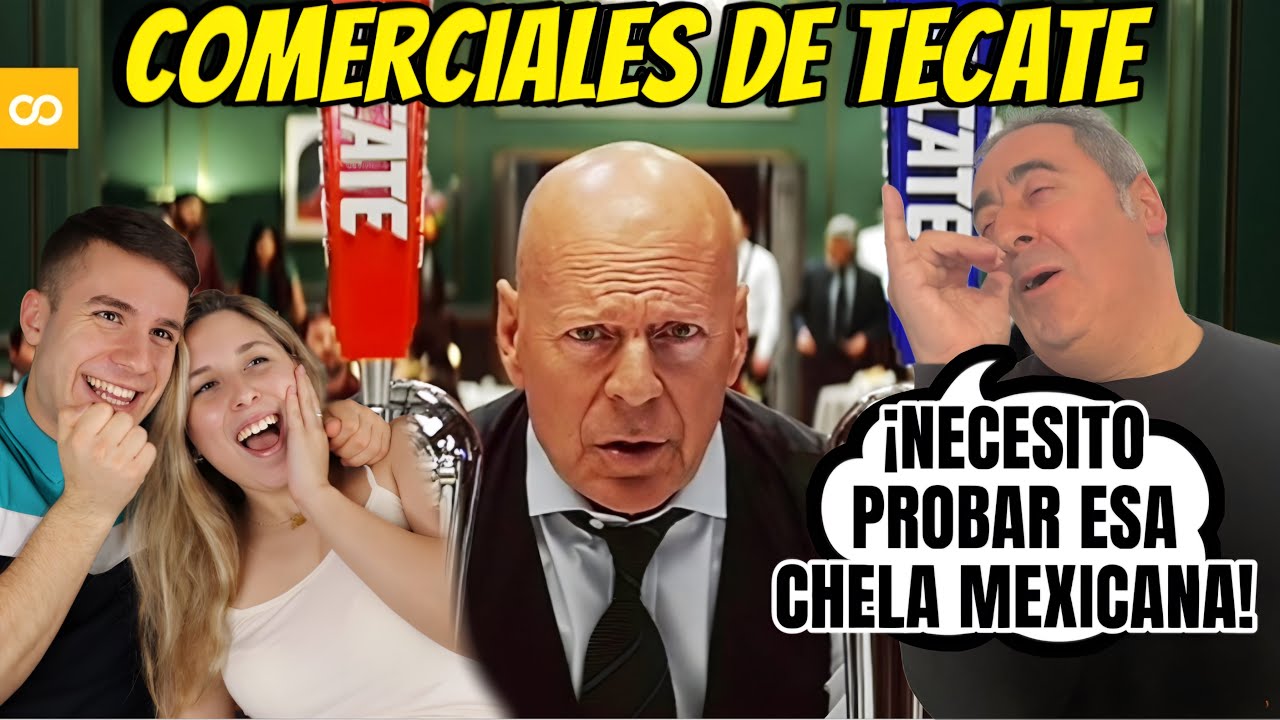 PADRE ESPAÑOL FLIPA CON LOS MEJORES COMERCIALES DE TECATE | MEXICANOS SABEN ELEGIR UNA BENA CHELA