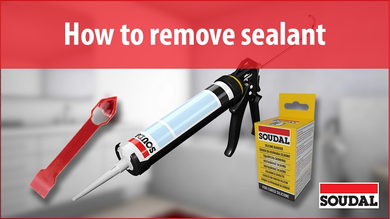 How to remove sealant