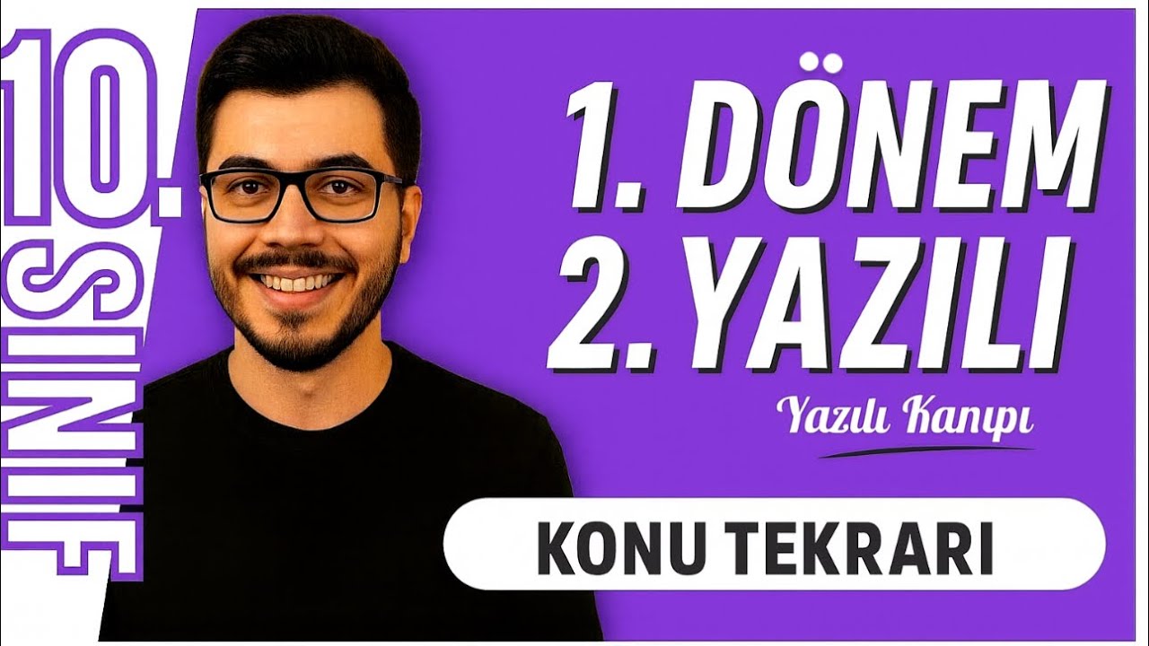 10. SINIF 1. DÖNEM 2. YAZILI 