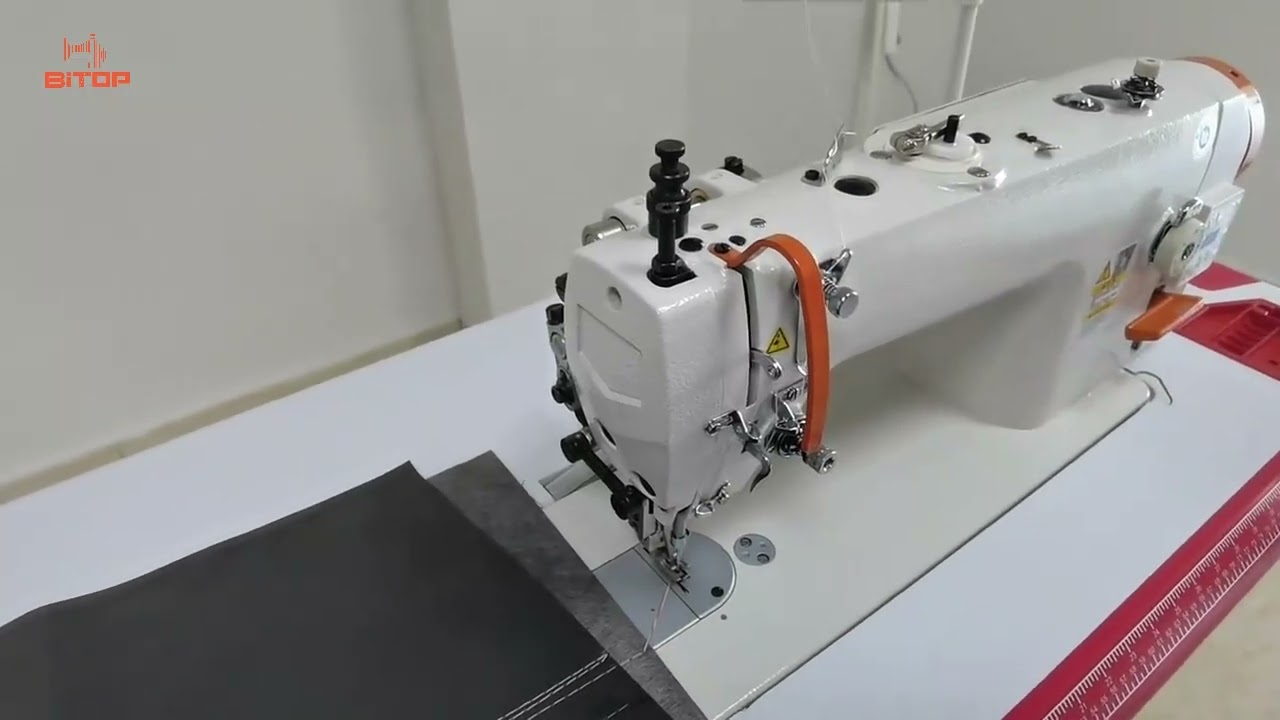 BT-0308D Direct drive walking foot lockstitch sewing machine with top and bottom feeding