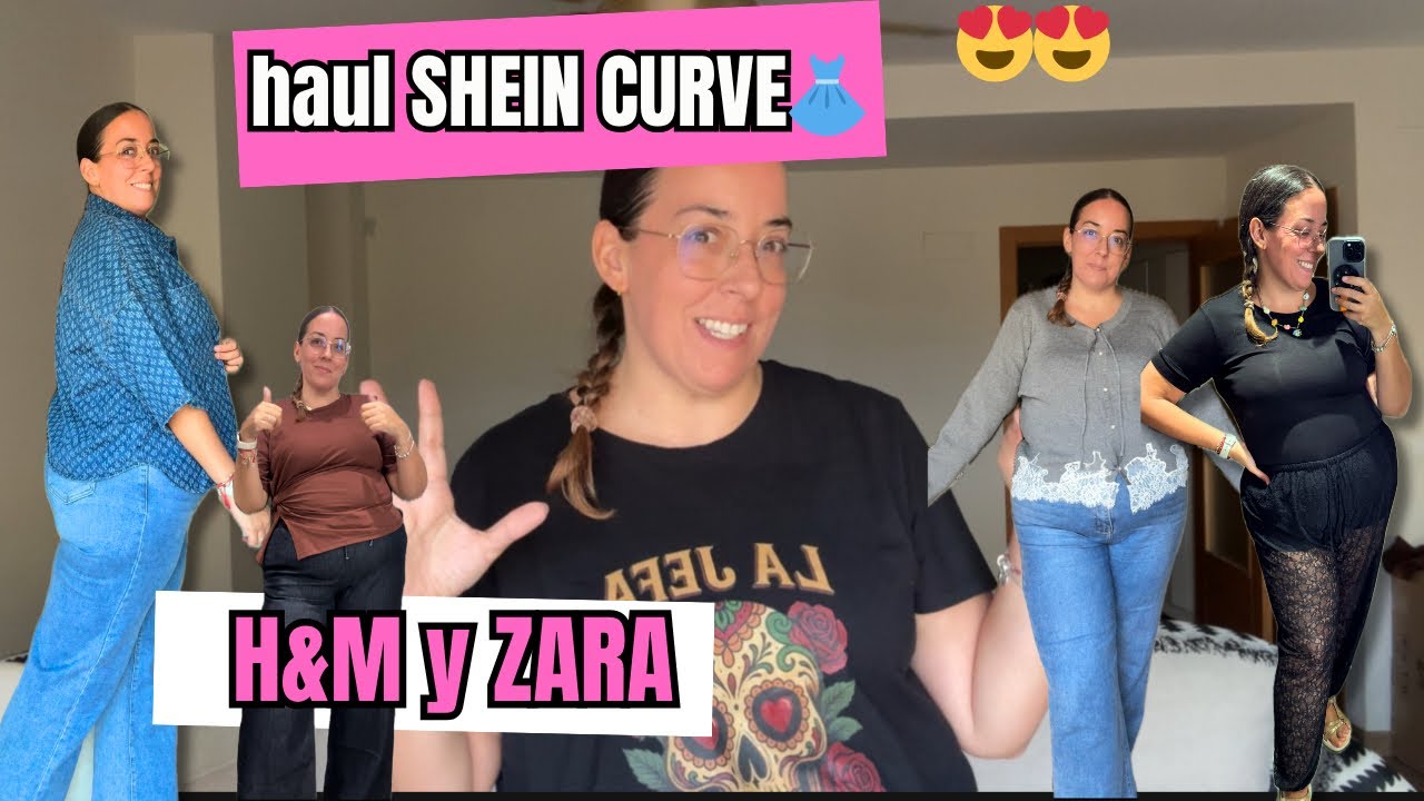 Haul TALLAS GRANDES Shein, Zara y H&M 😍 Moda curvy real