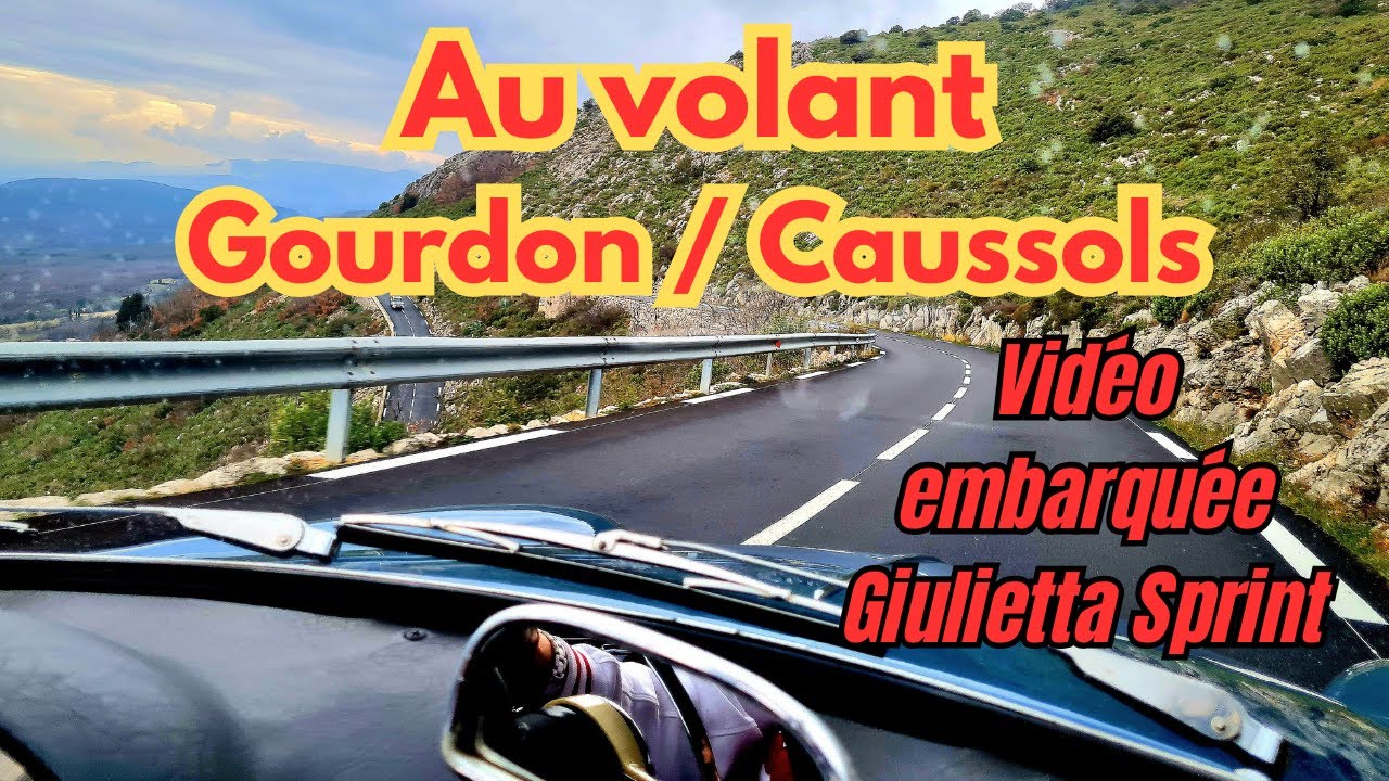 BALADE GOURDON CAUSSOLS (06) - CLUB ALFA ROMEO COTE D'AZUR