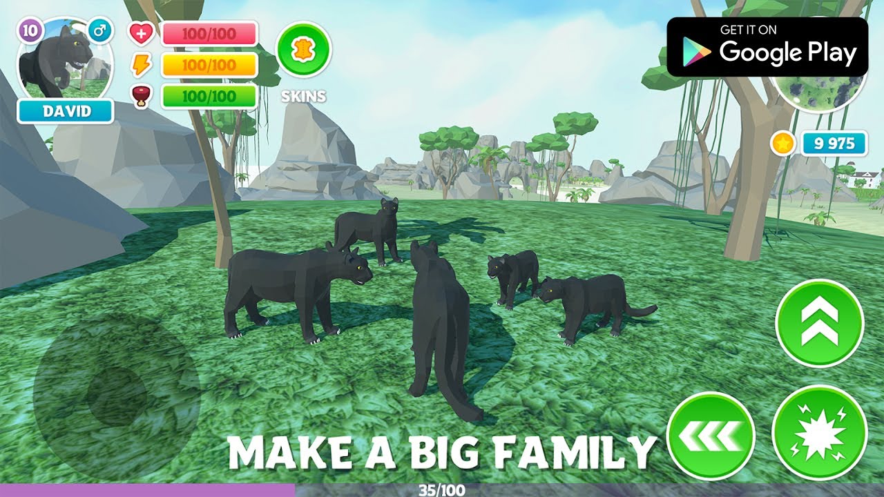 Panther Family Simulator Android Gameplay