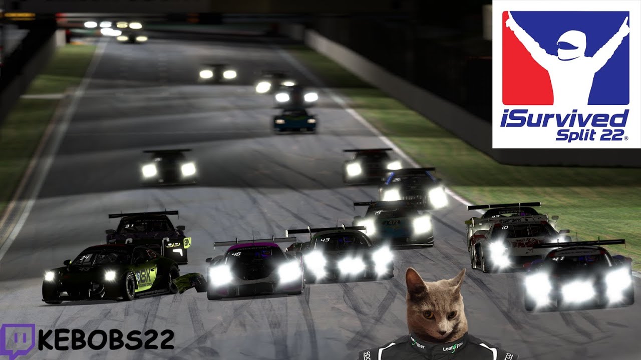 iRacing Spa 24 Split 22 With Voice Audio and Reactions - Skewer Cat Racing Team #91 BMW POV