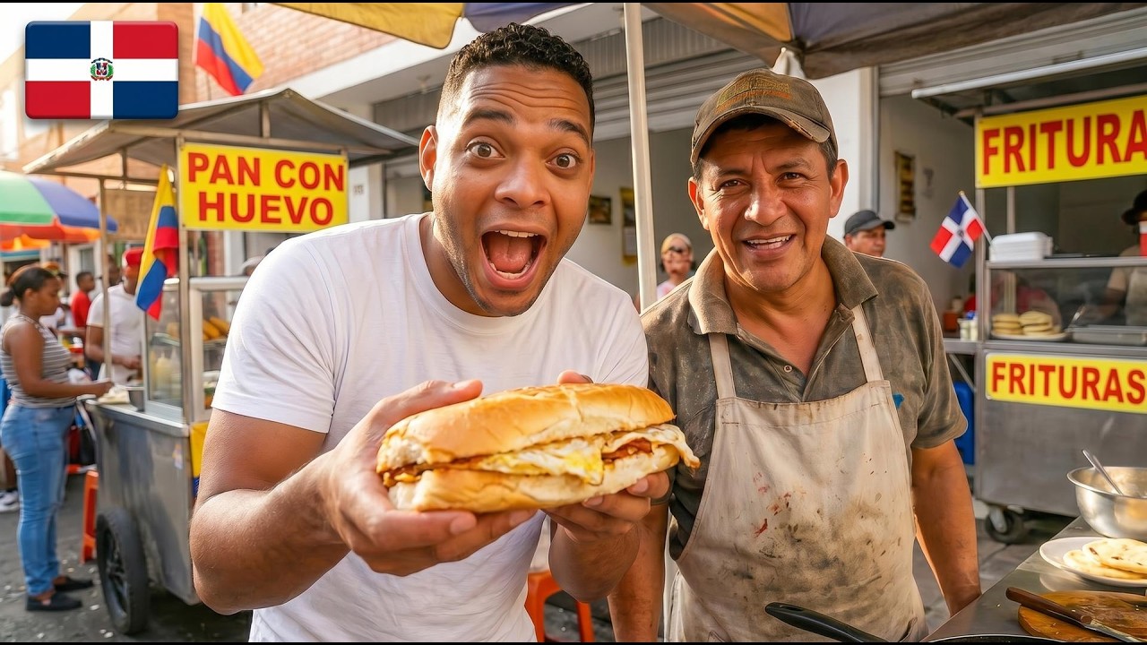 La comida REAL que comen los dominicanos en el mercado