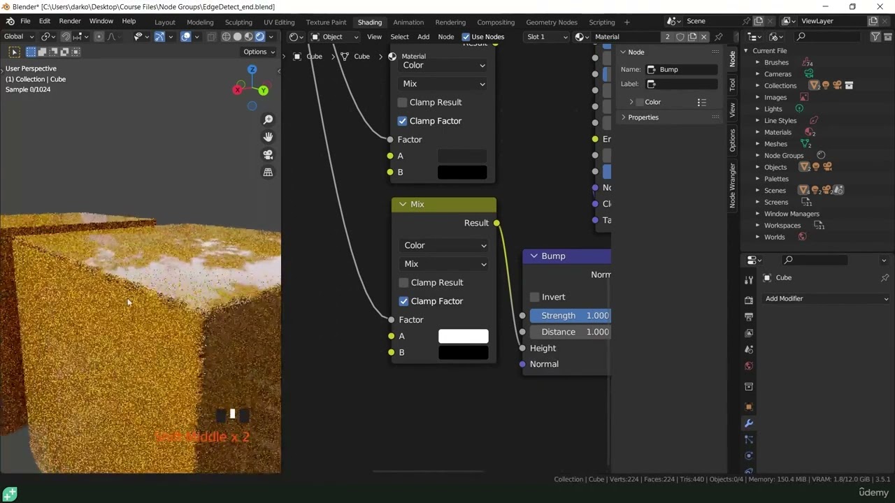 53   Using The Edge Detect Node Group