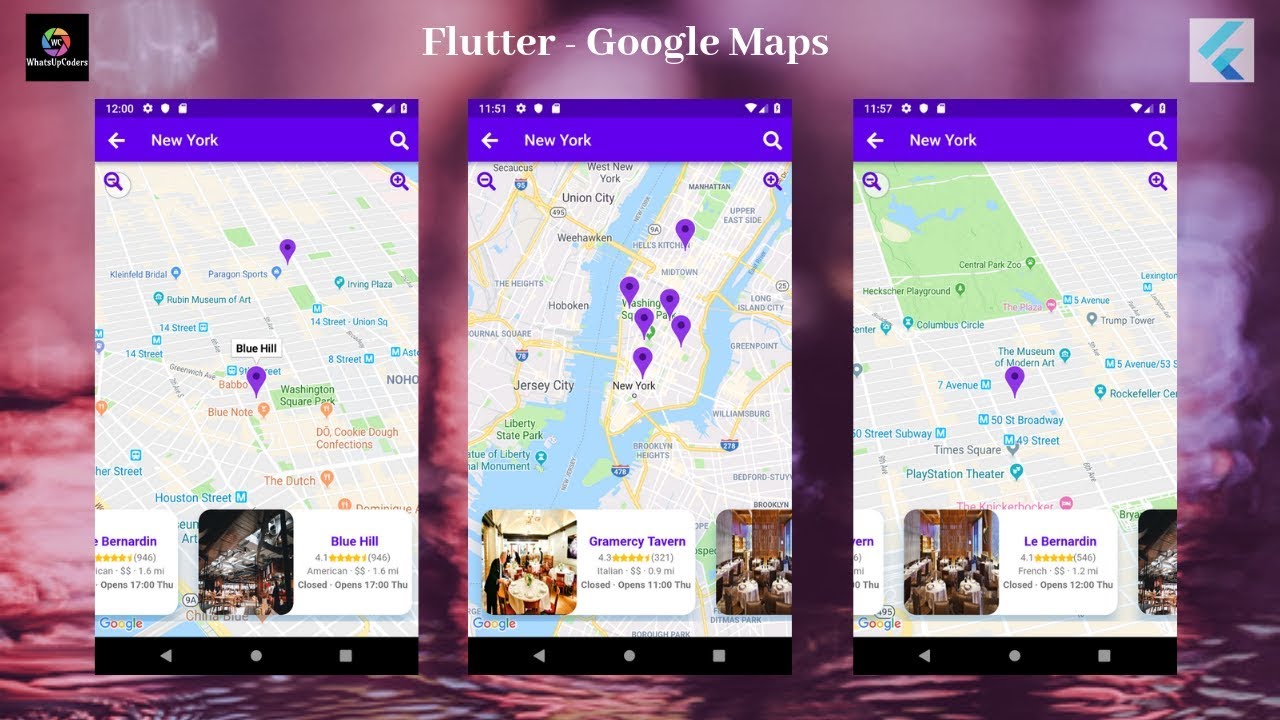 Flutter Tutorial - Flutter Google Maps