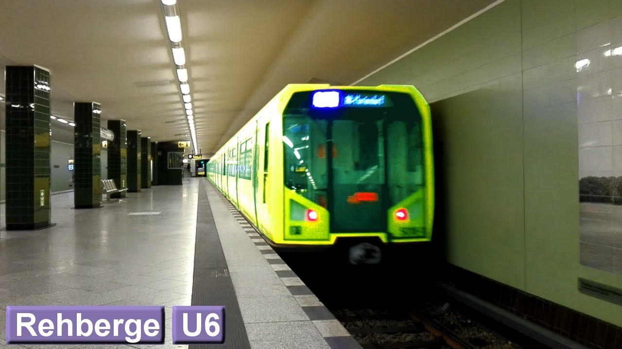Rehberge U6 : Берлинский метрополитен ( BVG F90 - H )
