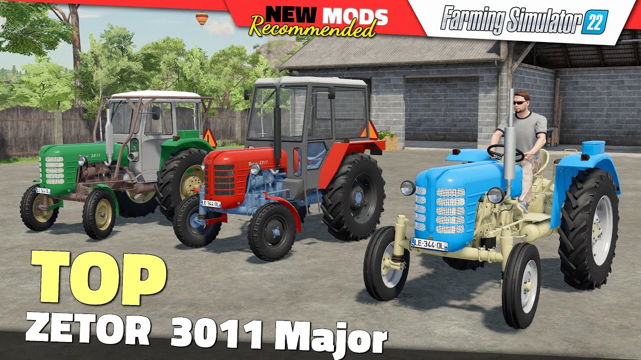 FS22 | ZETOR 3011 Major [UPDATE] - Farming Simulator 22 New Mods Review 2K60