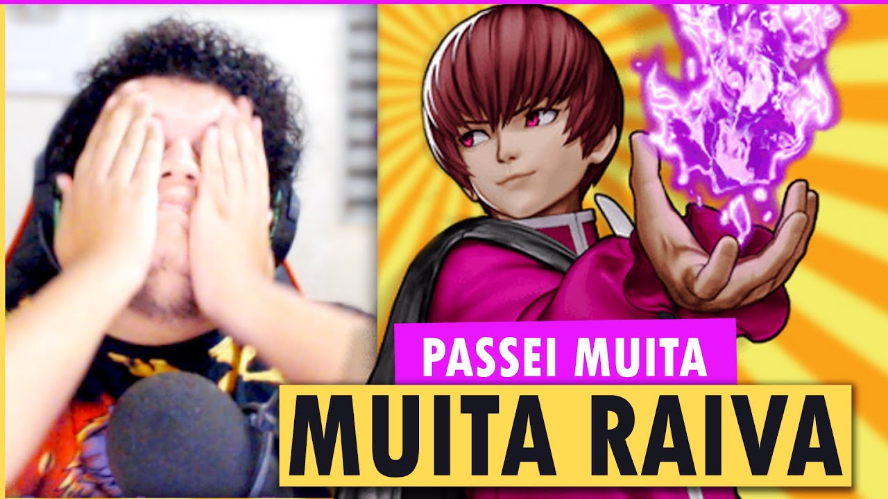 OPONENTE MONSTRO, O JOGO PEGOU FOGO E TIVE QUE PEGAR MEU TIME: KOF 2002 ONLINE!!