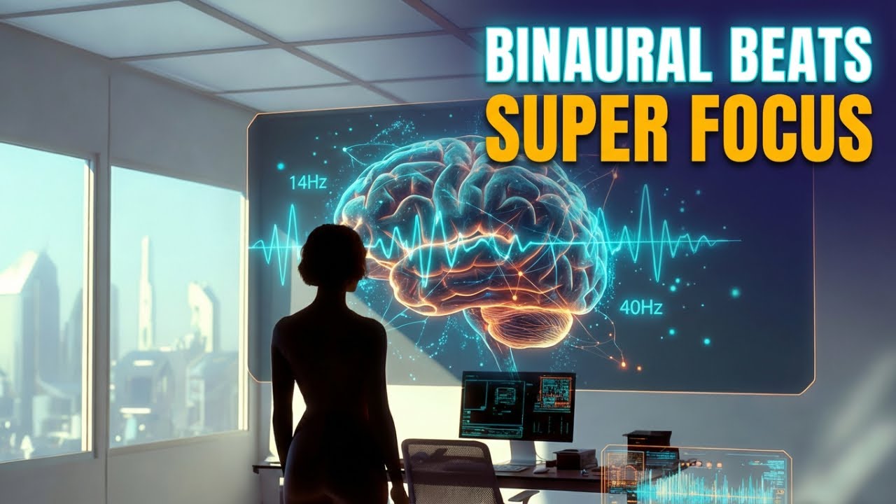 40Hz Gamma Waves for Deep Focus & Peak Concentration