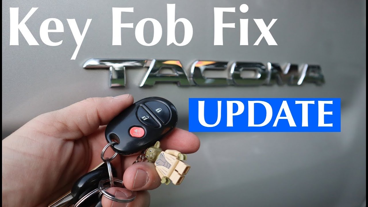 Toyota Tacoma Key Fob Fix / Re-sync / Re-program  //  UPDATED video with new information!