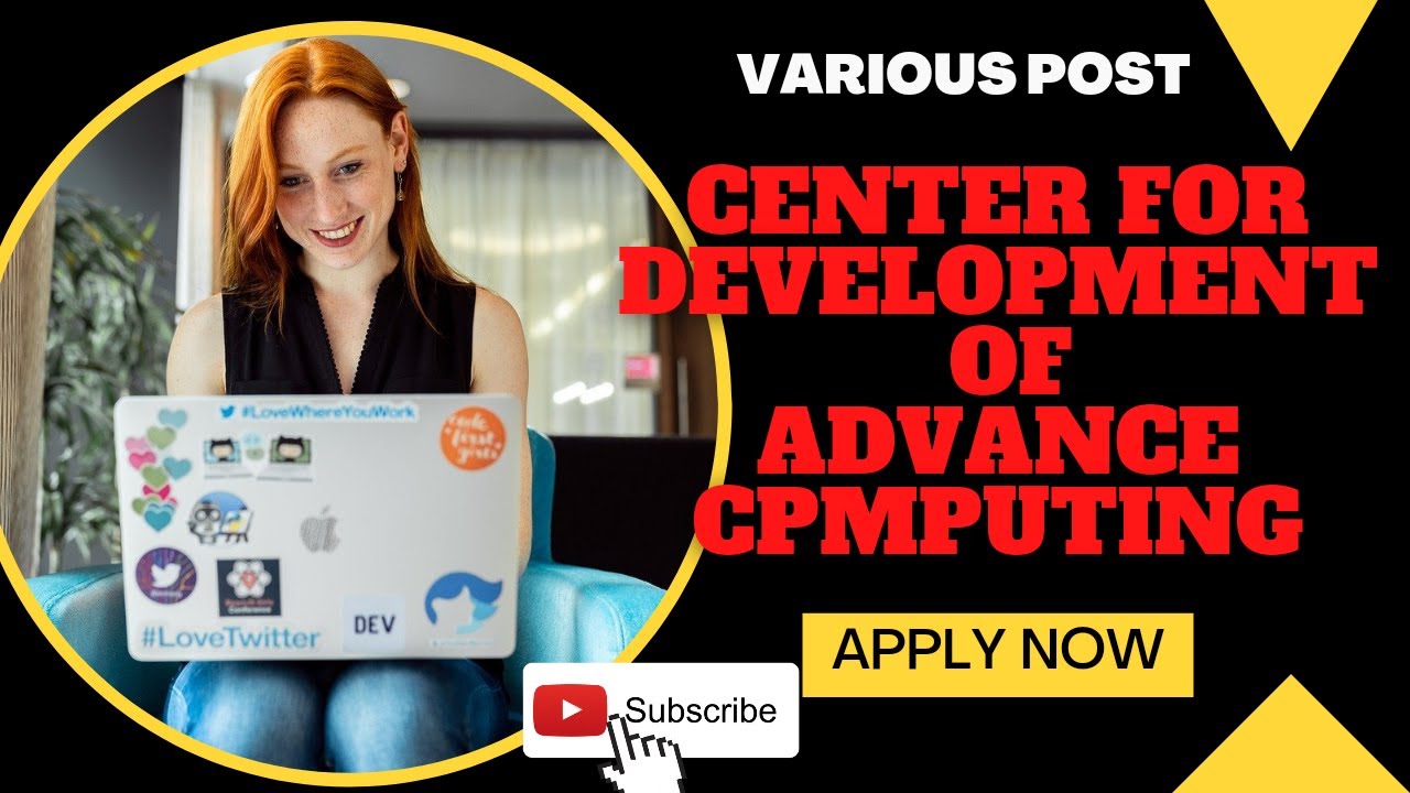 Center For development of advance computing recruitment 2022 | Apply now #vacancy #latestjobs