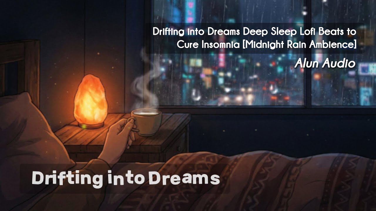 Drifting into Dreams 😴 Deep Sleep Lofi Beats to Cure Insomnia [Midnight Rain Ambience]