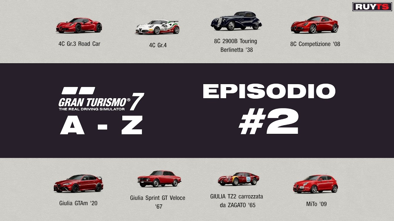 Gran Turismo 7 - Probando TODOS los COCHES de la A a la Z (Episodio 2)