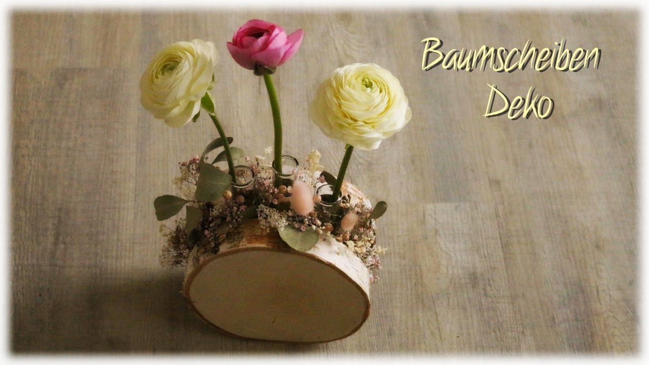 Baumscheiben Deko * DIY * Wood Slice Decoration