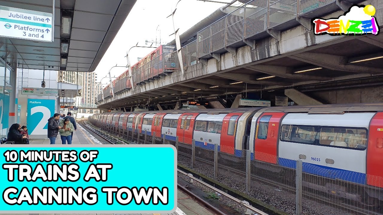 Ten minutes of Trains at Canning Town