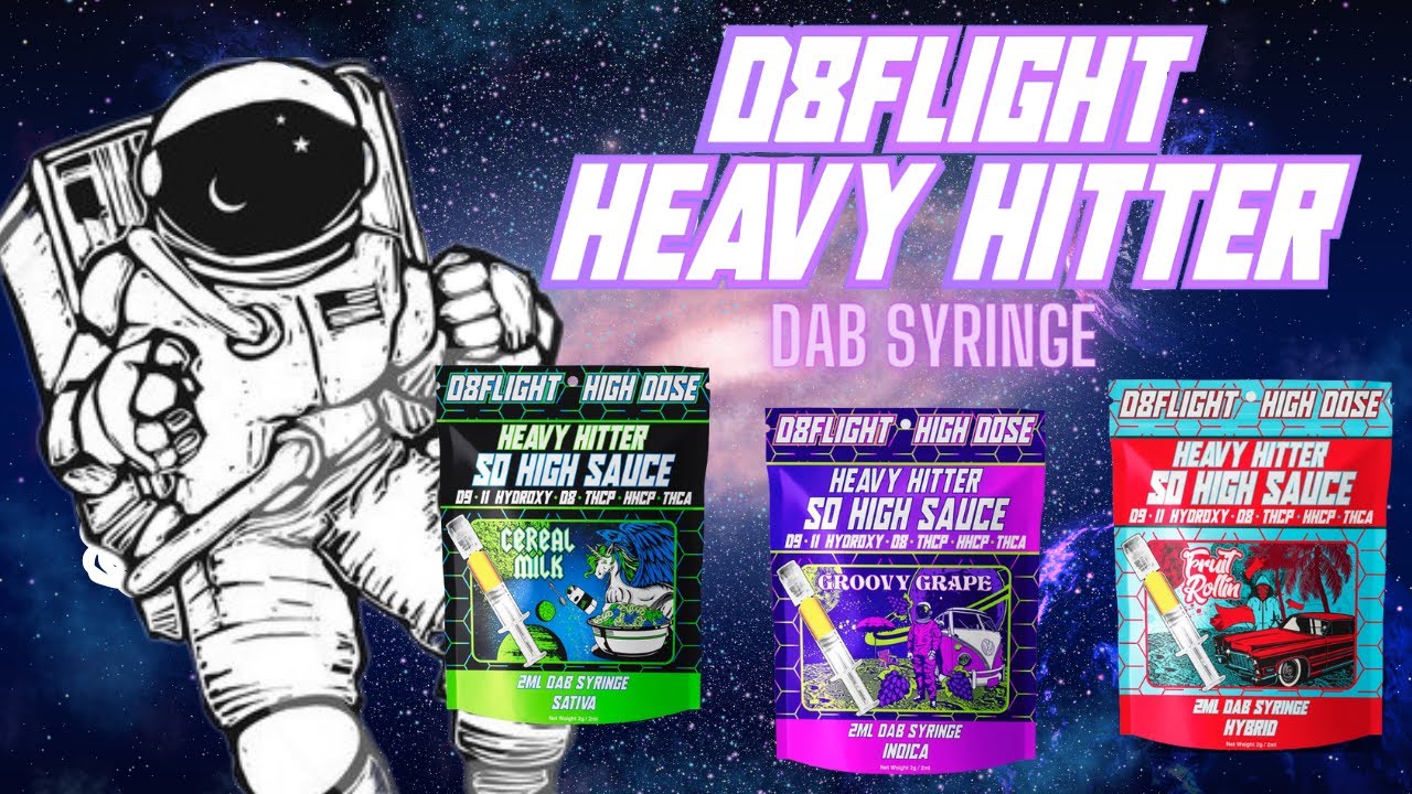 D8 Flight Heavy Hitter So High Sauce 2G Dab Syringe