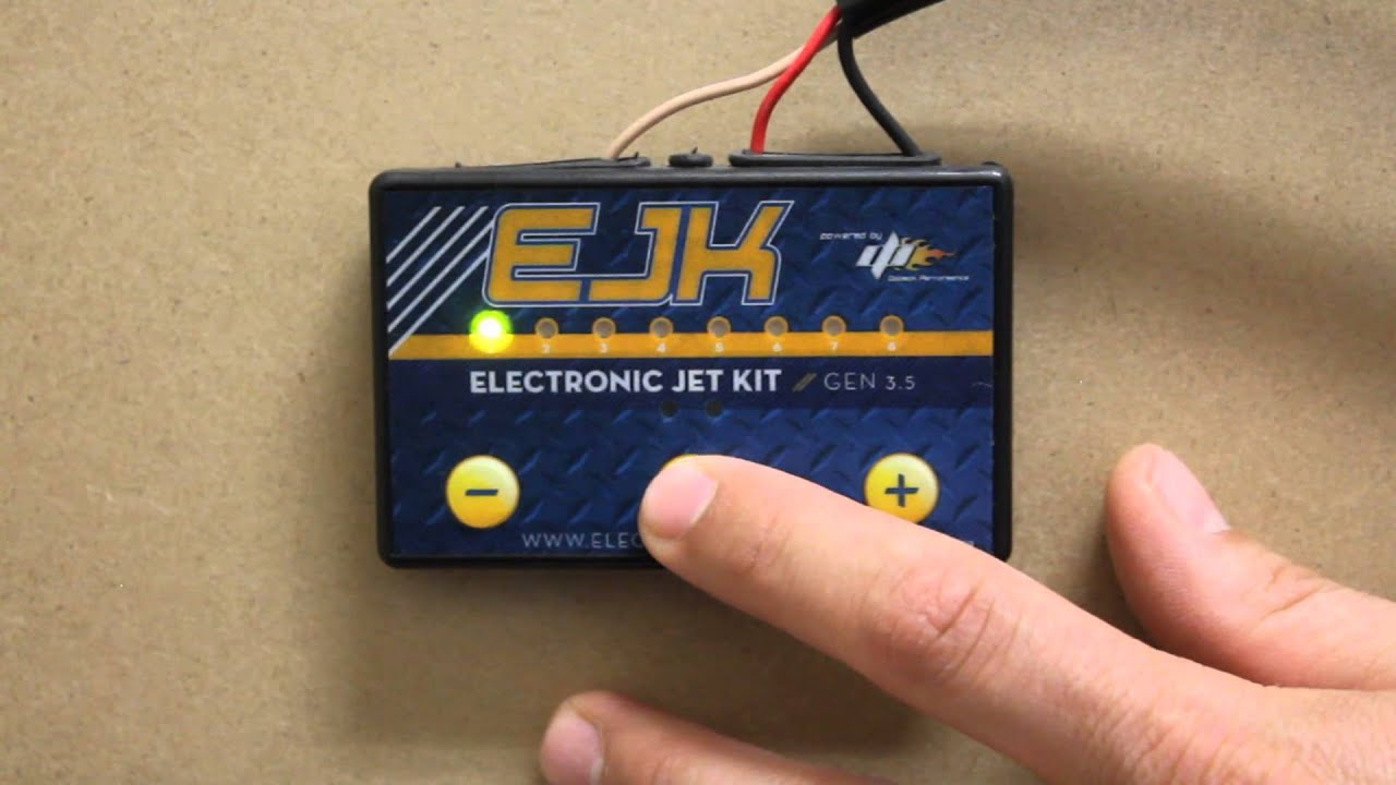 Adjusting the EJK (Electronic Jet Kit) Fuel Controller