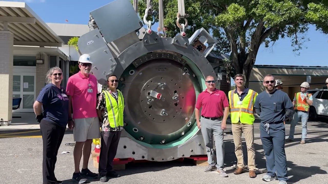 Proton Accelerator Arrives at BayCare Cancer Institute at St. Joseph&rsquo;s Hospital