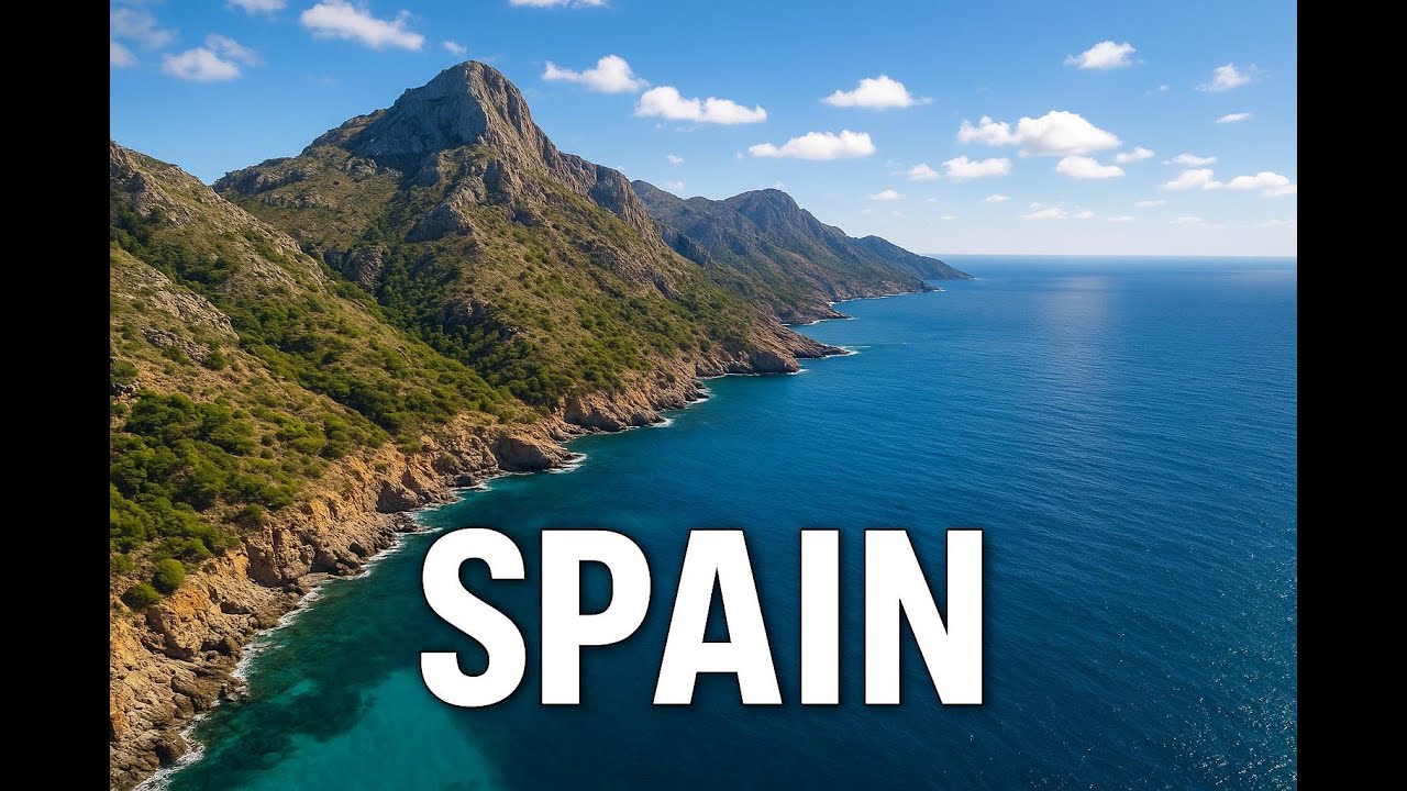 Epische Dronebeelden van Spanje: Spectaculaire Bergen en Blauwe Zee 🌄🌊🚁