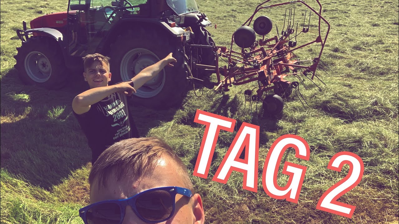 Heuernte 2019 Tag 2 Heu wenden was das Zeug hält|Same Dorado 70 und Fendt Farmer 3s