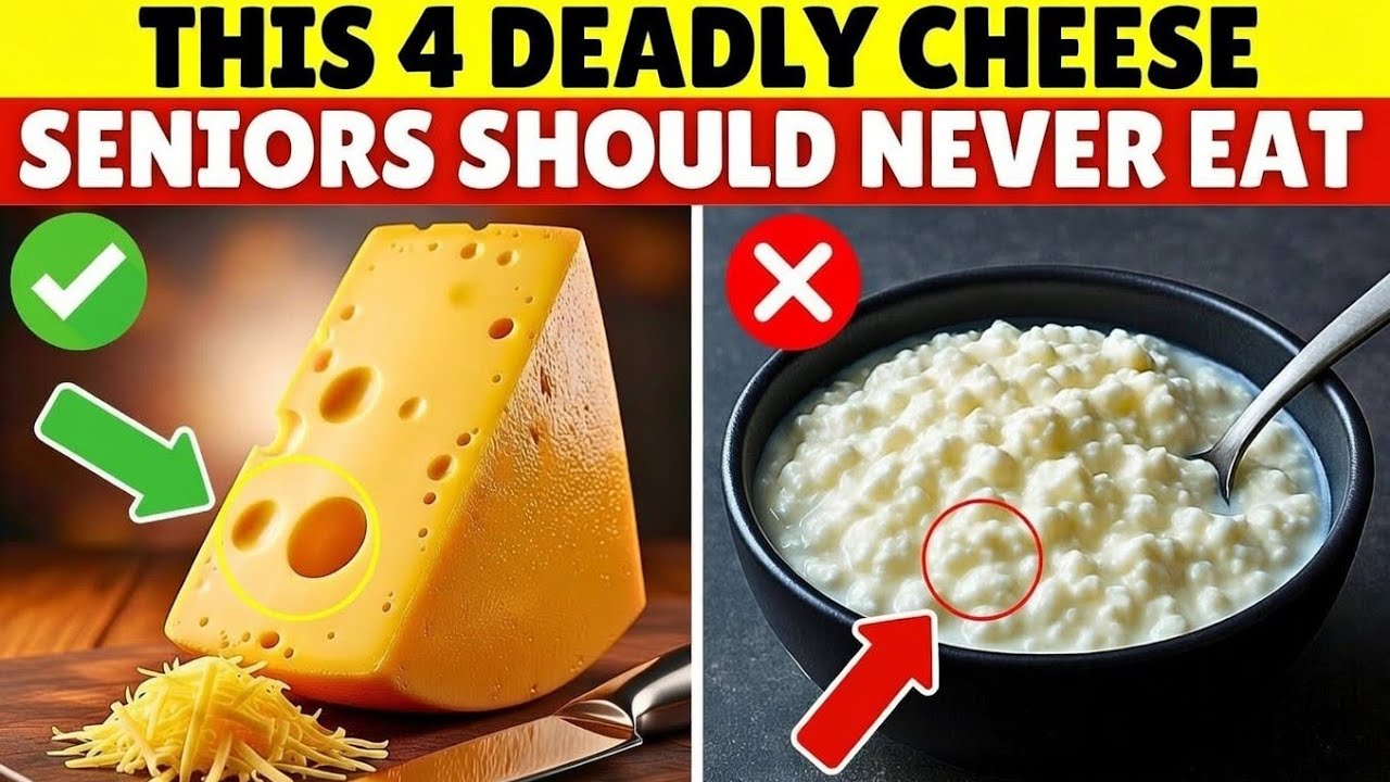 4 Cheeses Seniors Must Avoid After 60 (And 4 That Protect Memory & Heart)