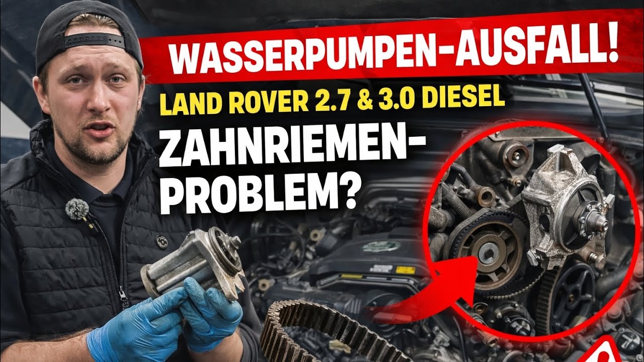 Land Rover Discovery 3.0 & 2.7 Diesel – Wasserpumpe reißt ab! Zahnriemen Risiko erklärt