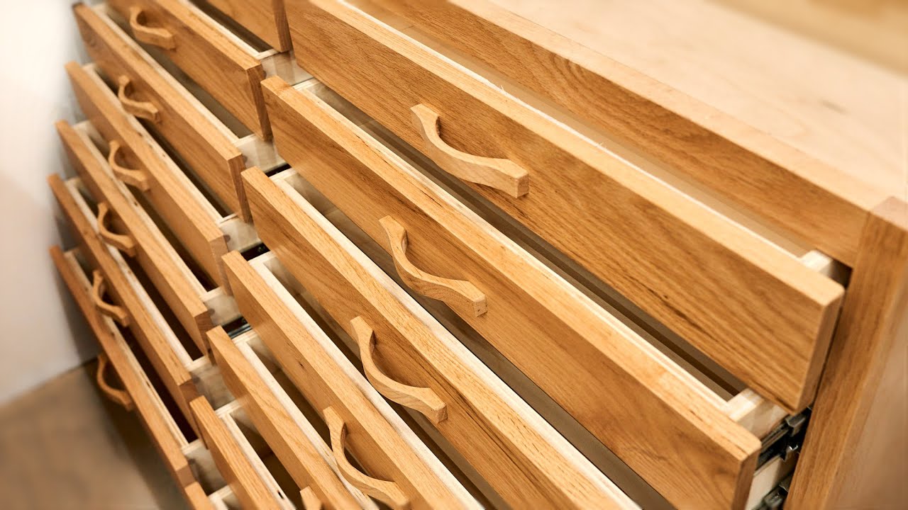 My Favorite way to Make Drawers - Kitchen Cabinets - Woodworking