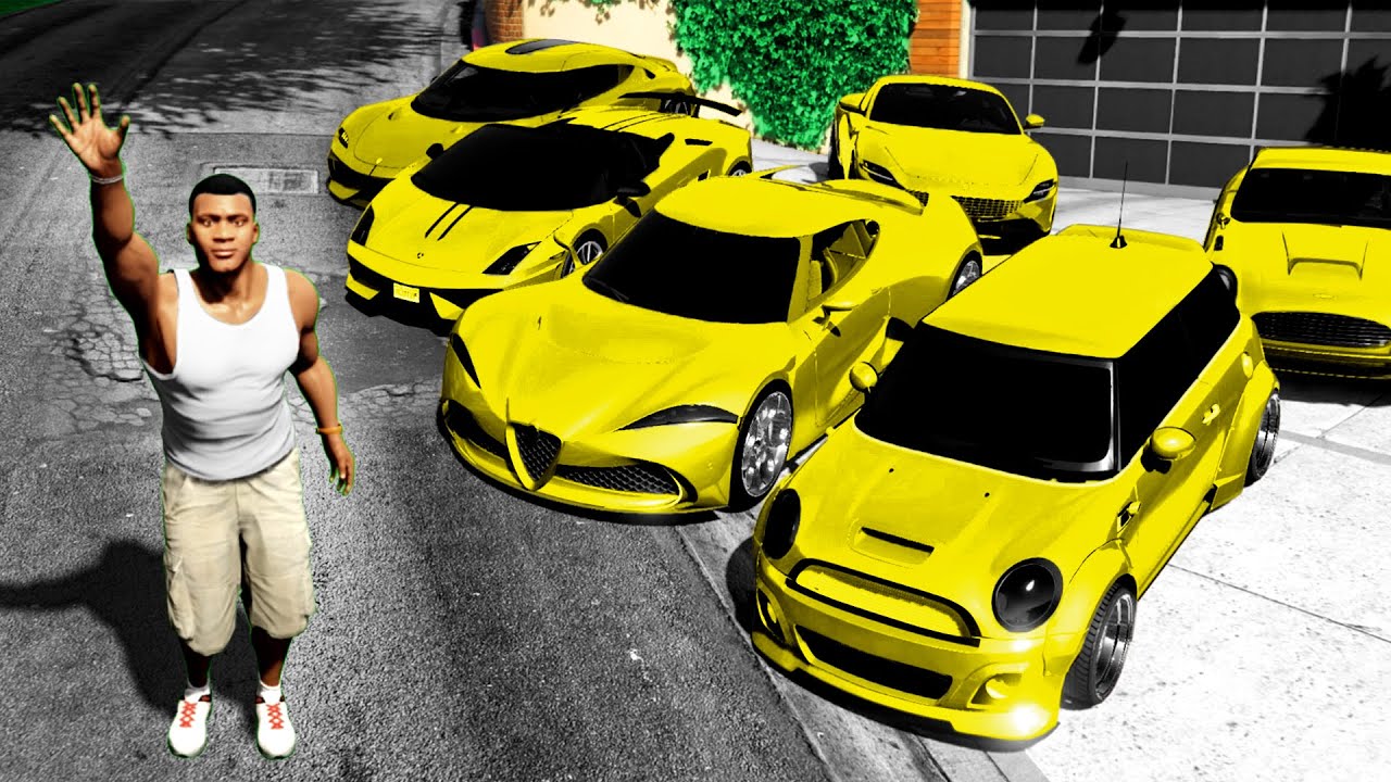 WIR sammeln GOLDENE LUXUSAUTOS in GTA 5!🤑