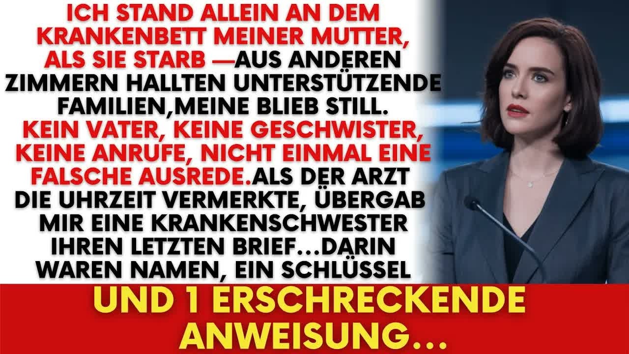 Meine Familie liess meine Mutter auf dem Sterbebett im Stich    Ihr geheimer Brief anderte alles