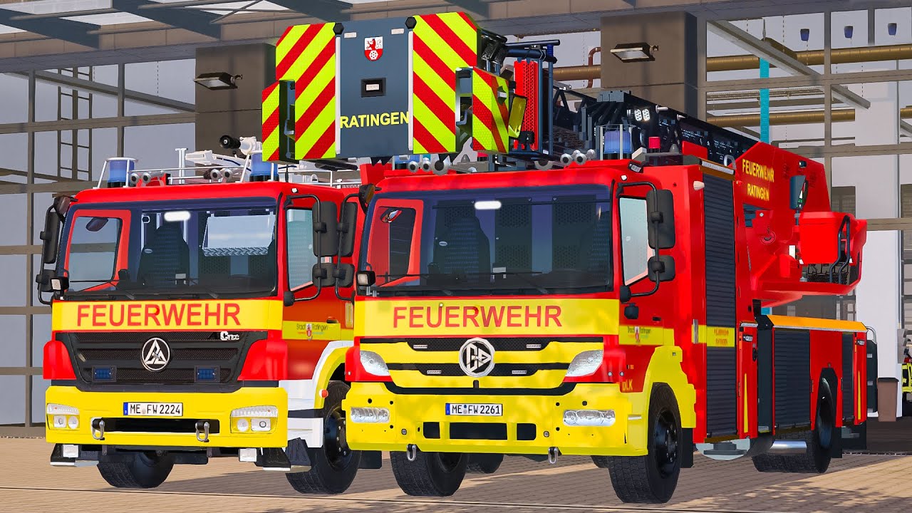 Emergency Call 112 – 2 Hours of Velbert Fire Brigade & Firefighter First on Duty | 4K Ultra Longplay