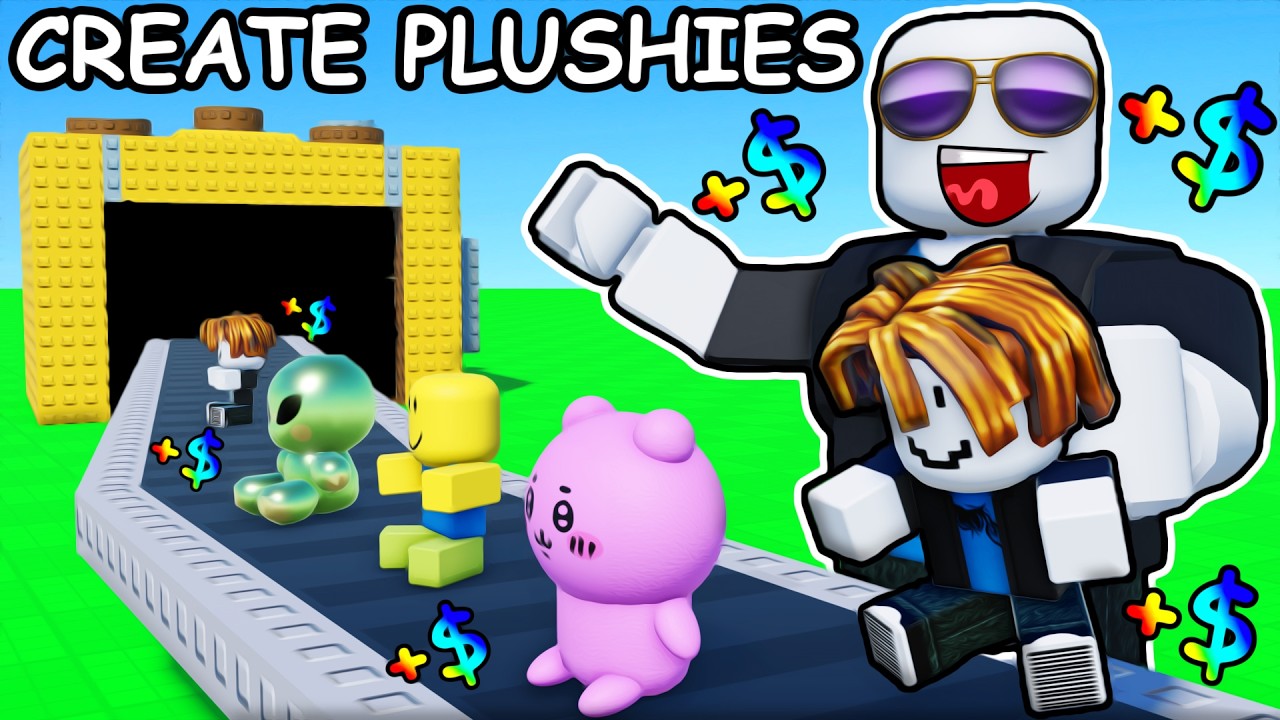 Crafting 1,000,000 PLUSHIES in Roblox...