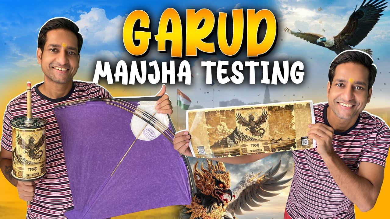 Toofani patangbazi with new manjha🔥Garud manjha testing and kite fighting🔥