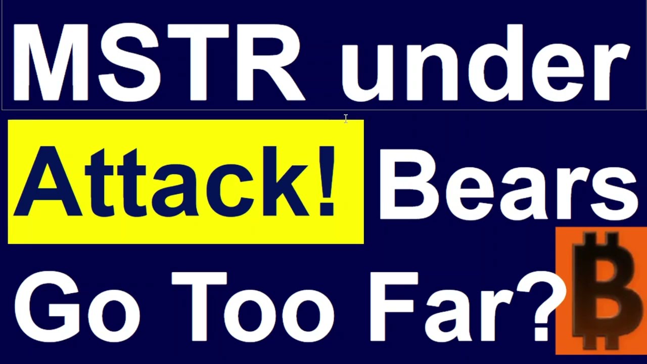 MSTR Stock Attacked by Bears! Gone Too Far? mNAV debates, STRC stable, BTC Peak Fear, QQQ in Turmoil
