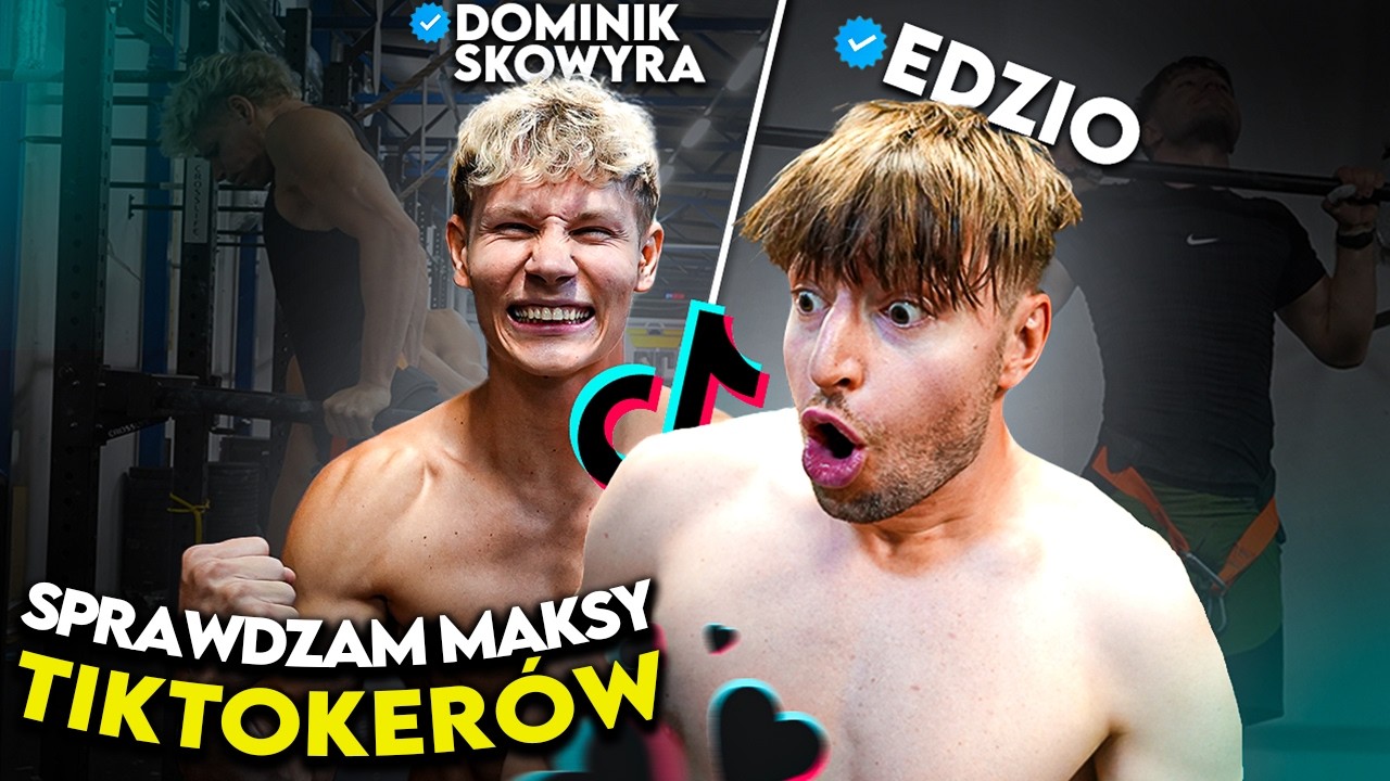Sprawdzam siłę TikTokerów! Silniejsi niż Ty? | Edzio Rap & Skowyra