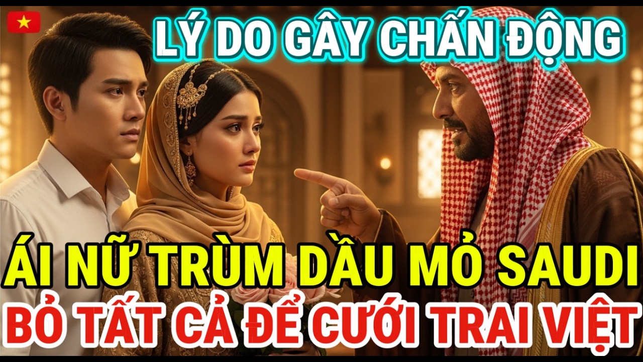 Lý do gây sốc: Vì sao con gái ông trùm dầu mỏ Ả Rập Xê Út lại kết hôn với một chàng trai Việt Nam?