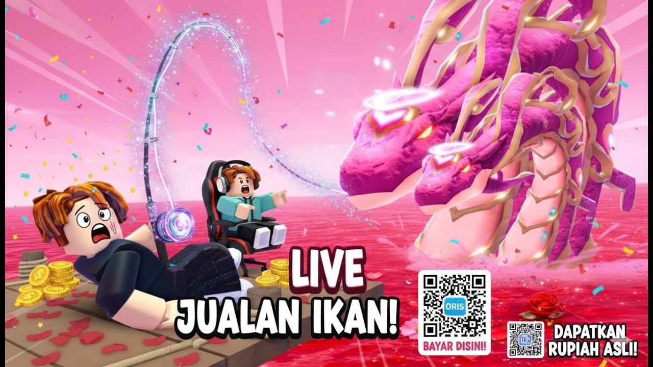 🎣 LIVE FISH IT JUALAN IKAN 😱 - ROBLOX INDONESIA YANG MAU BELI IKAN FISH IT