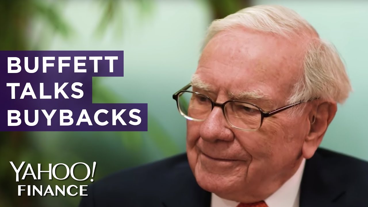 Warren Bufffett says, 'Buybacks make sense'