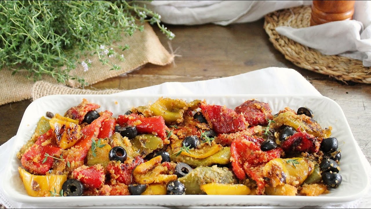 Prova i PEPERONI GRATINATI IN PADELLA, ottimi come contorno o come condimento- La cucina di Rita